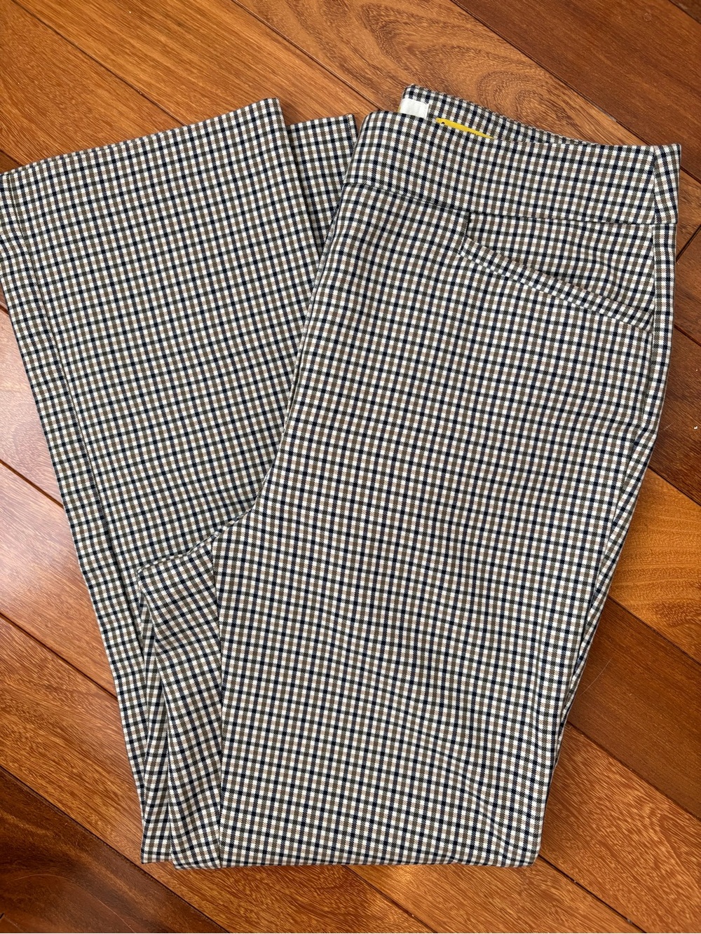 Anthropologie Maeve Checked Pants, 6 🤎
